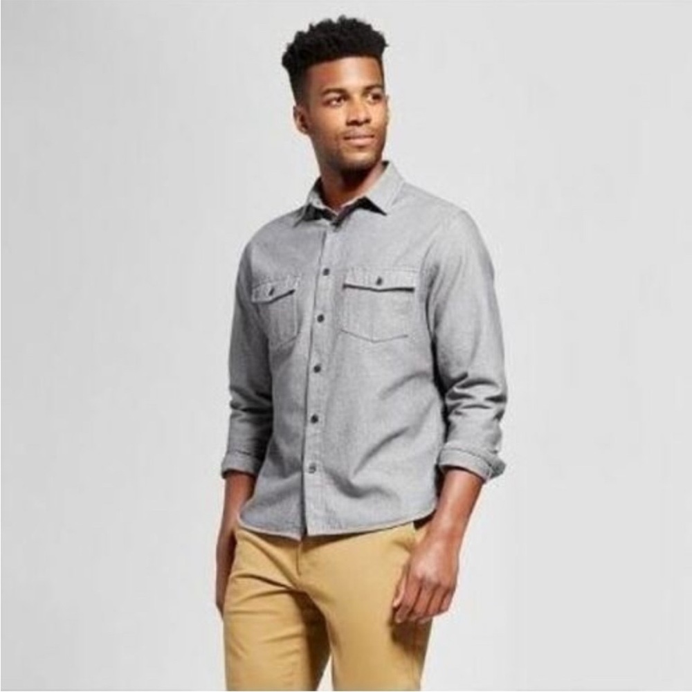Goodfellow & Co Long Sleeve Button Down Lightweight Shirt Jacket
